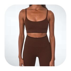 Joja S/M hickory leggings & sports bra set